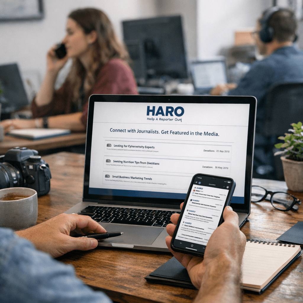 link - Leverage HARO (Help A Reporter Out)