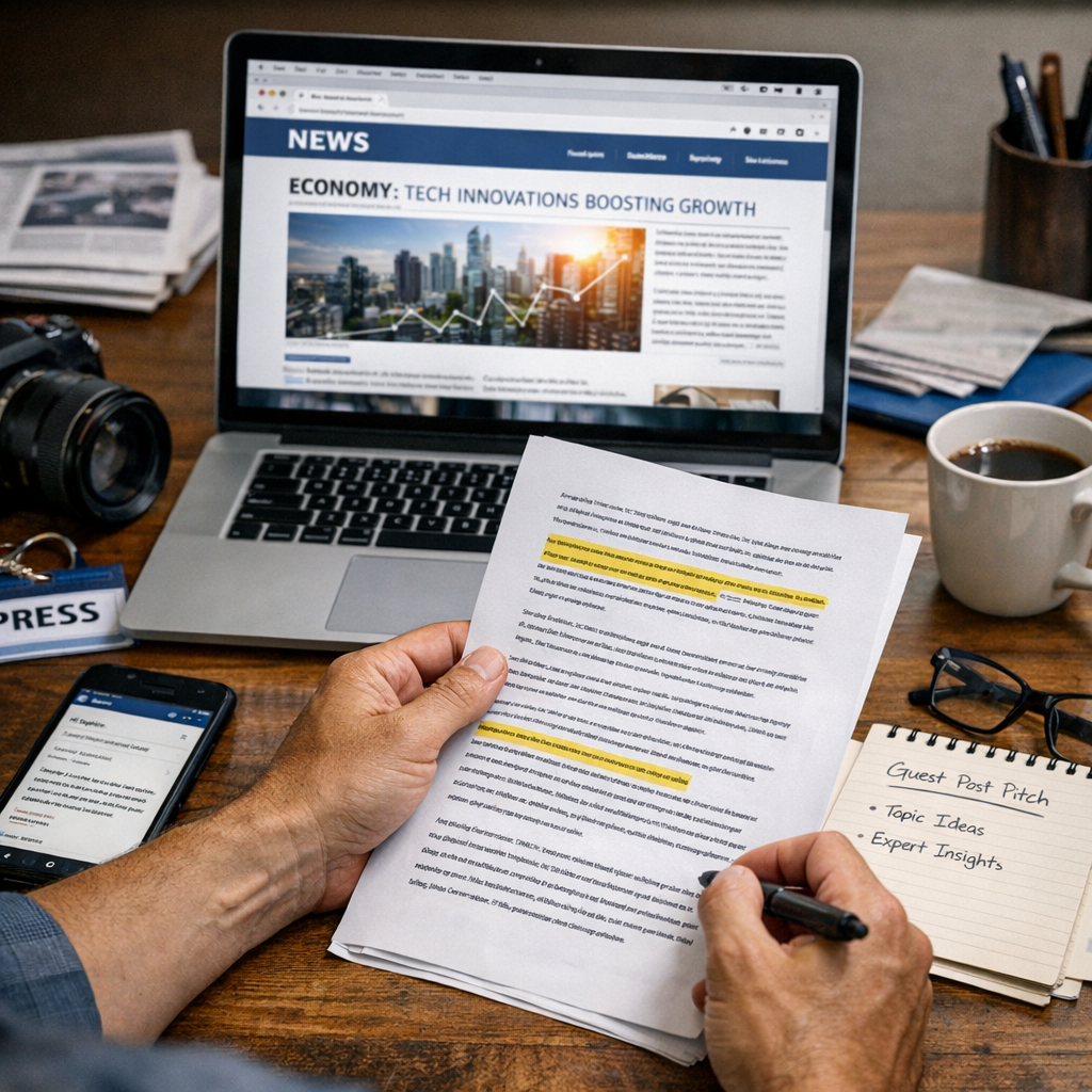 How to Build Backlinks from High Authority News Sites Step-by-Step: Practical Playbook with Real Examples - article illu