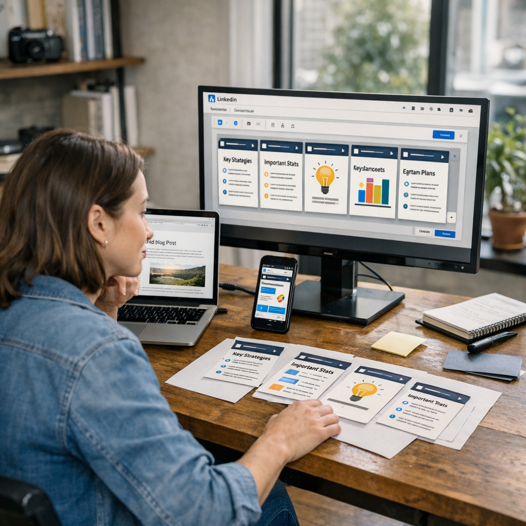 How to Repurpose Old Blog Posts into High-Performing LinkedIn Carousels: Practical Playbook with Real Examples - article