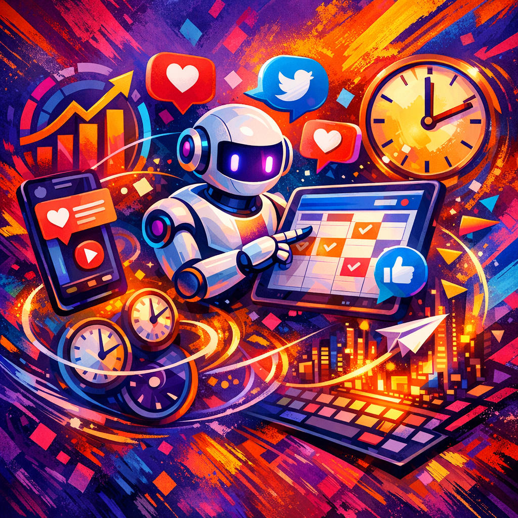 How to Use AI for Real-Time Social Media Post Scheduling: Implementation Blueprint for viralmaker.online - article illus
