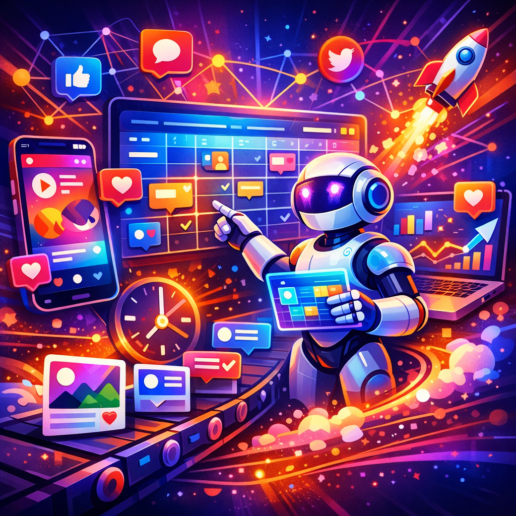 How to Use AI for Real-Time Social Media Post Scheduling: Implementation Blueprint for viralmaker.online - article illus