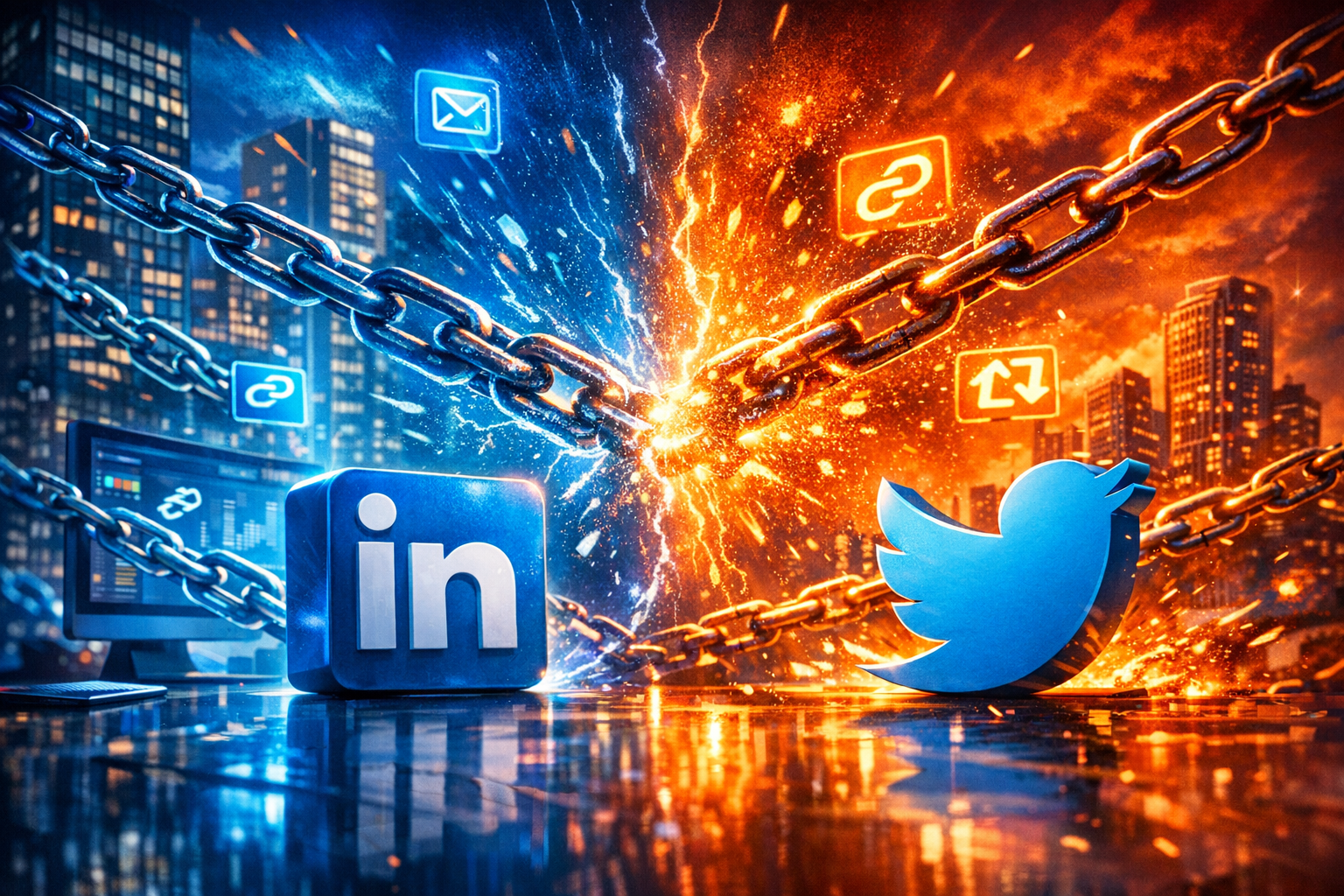 LinkedIn vs Twitter : quelle plateforme génère le plus de backlinks en 2024 ? : guide pratique pour viralmaker.online -