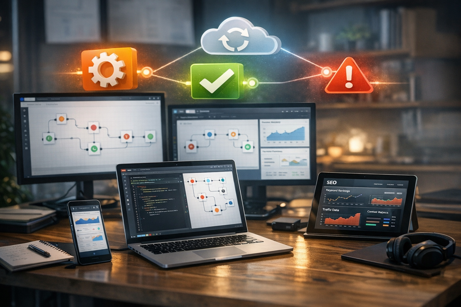 Self-Healing SEO Pipeline with n8n and ViralMaker: Production Playbook for Growth Teams - featured image