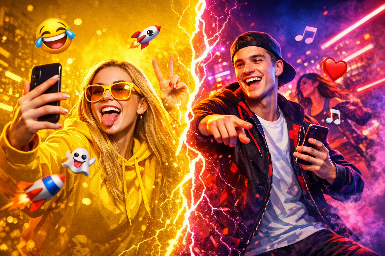 Snapchat ou TikTok : Quelle Plateforme Gagnera Votre Public en 2024 ? : guide pratique pour viralmaker.online - featured