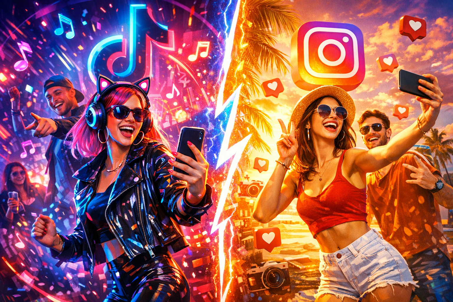 TikTok vs. Instagram: Welche Plattform eignet sich am besten für virale Marketingkampagnen?: Praxisleitfaden für viralma