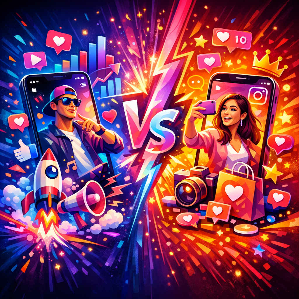 TikTok vs. Instagram: Welche Plattform eignet sich am besten für virale Marketingkampagnen?: Praxisleitfaden für viralma