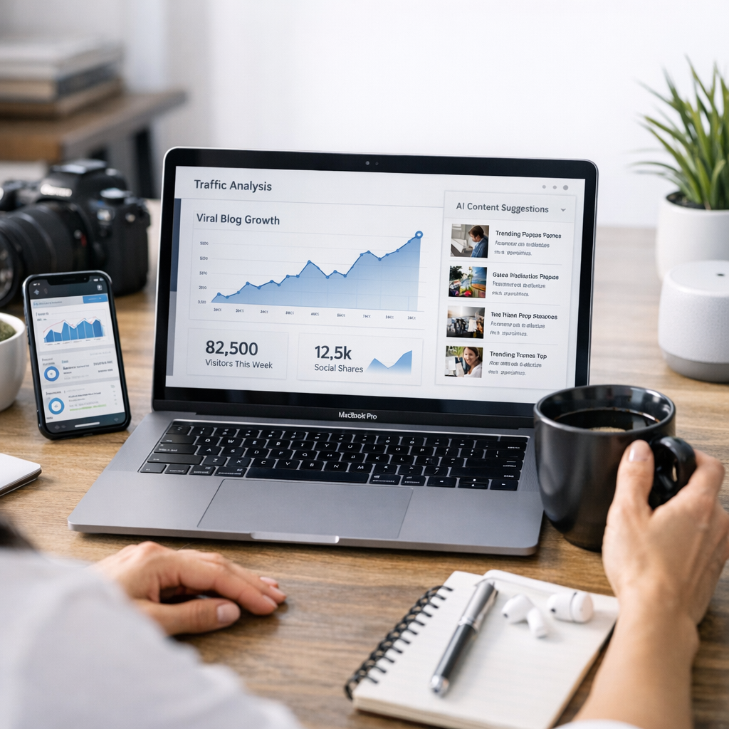 Top 17 Tools to Boost Viral Blog Traffic in 2026 Using AI Insights: Practical Playbook with Real Examples - article illu