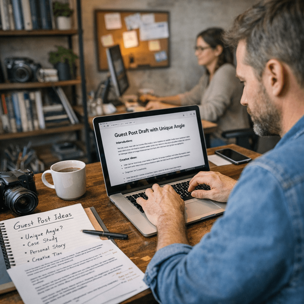 backlink - Write Guest Posts with a Twist