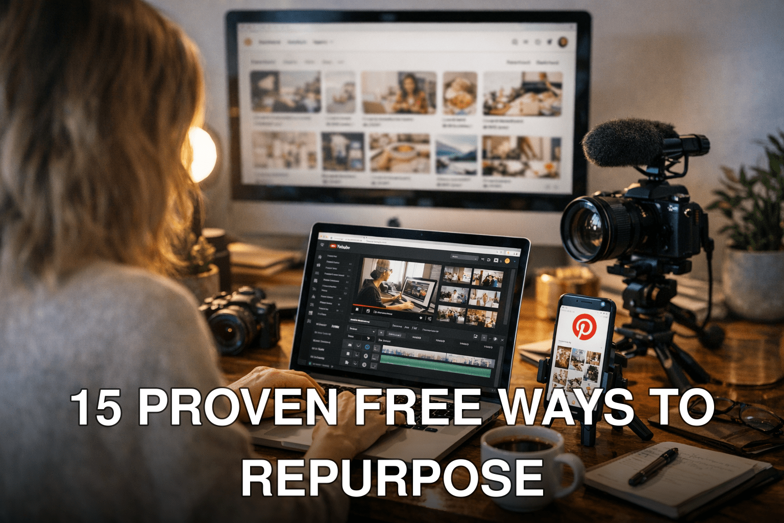 15 Proven Free Ways to Repurpose Blog Content for Pinterest and YouTube Traffic in 2026 - featured image