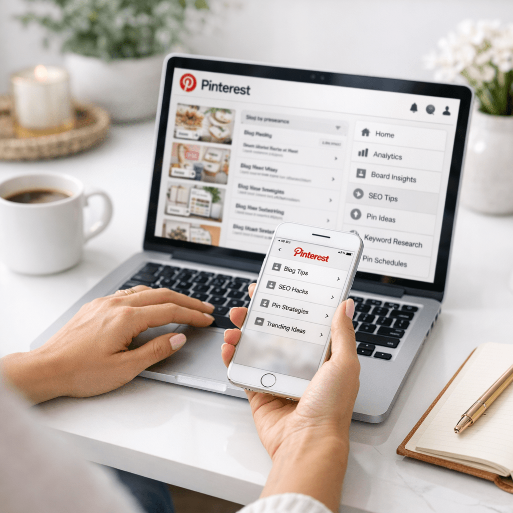 pinterest - Quick Navigation