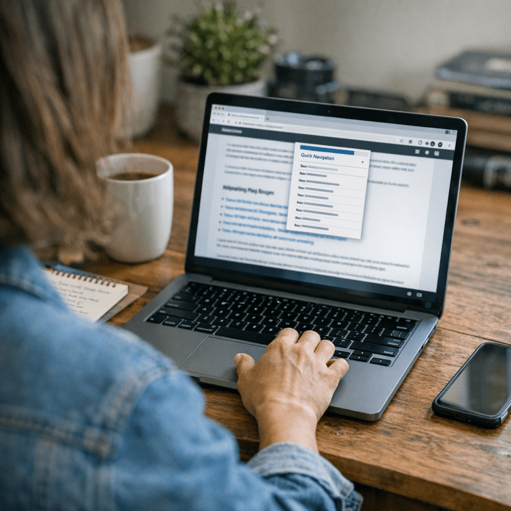 keyword - Quick Navigation
