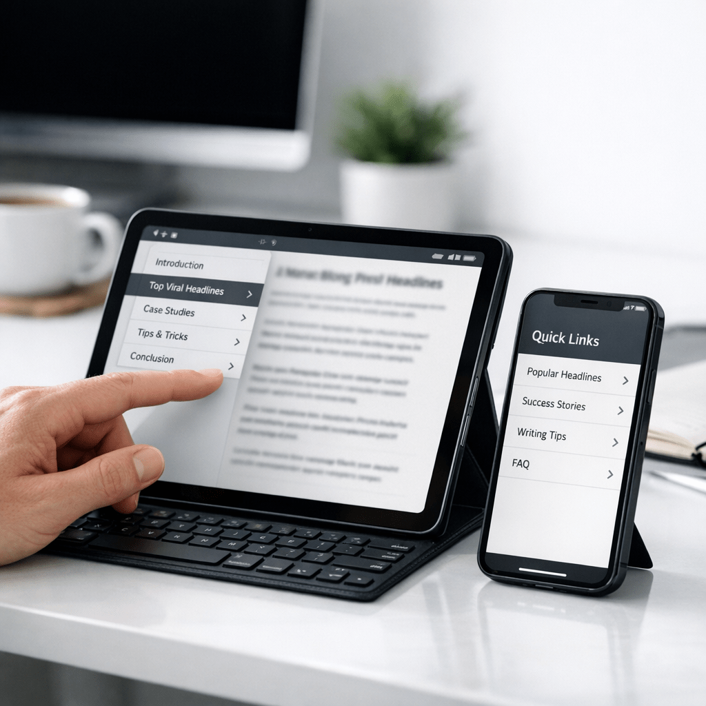 blog - Quick Navigation