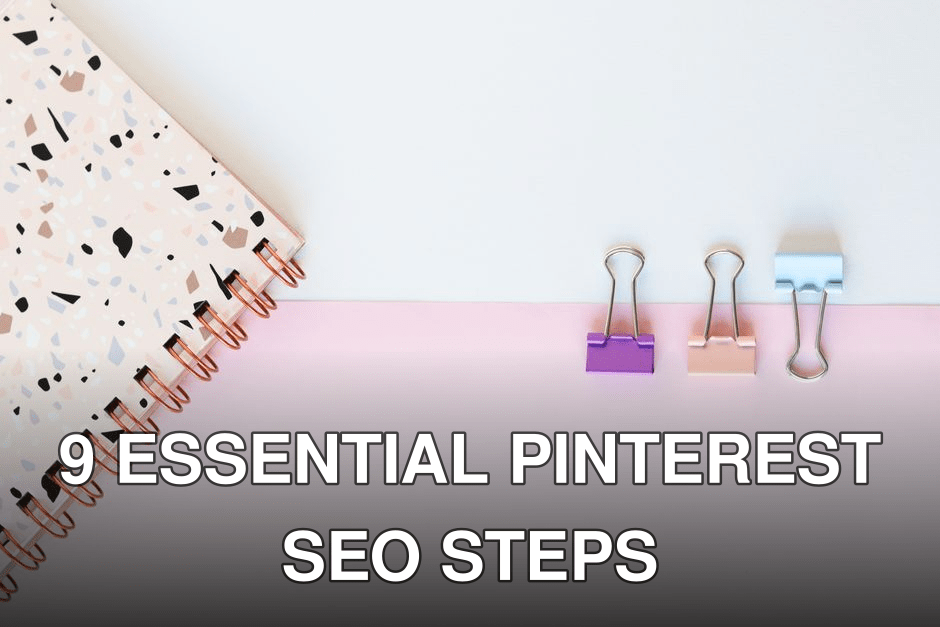 Aesthetic flat lay of pastel binder clips and terrazzo notebook. Ideal for office decor concepts.