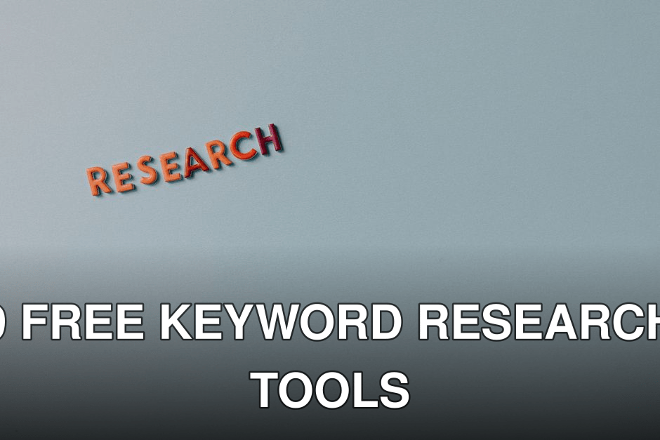 Minimalist image with the word 'RESEARCH' in colorful letters on a plain background.