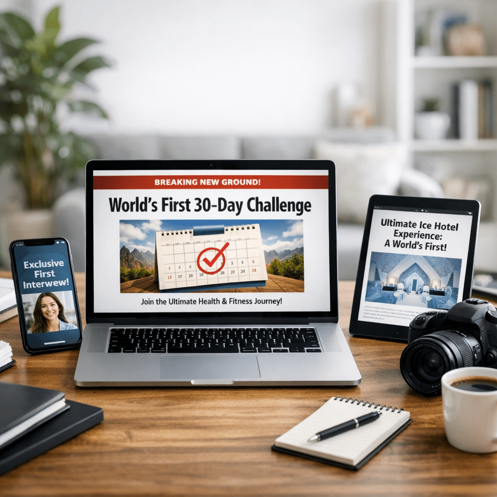 backlink - Create Share-Worthy "Firsts" That Others Can’t Res