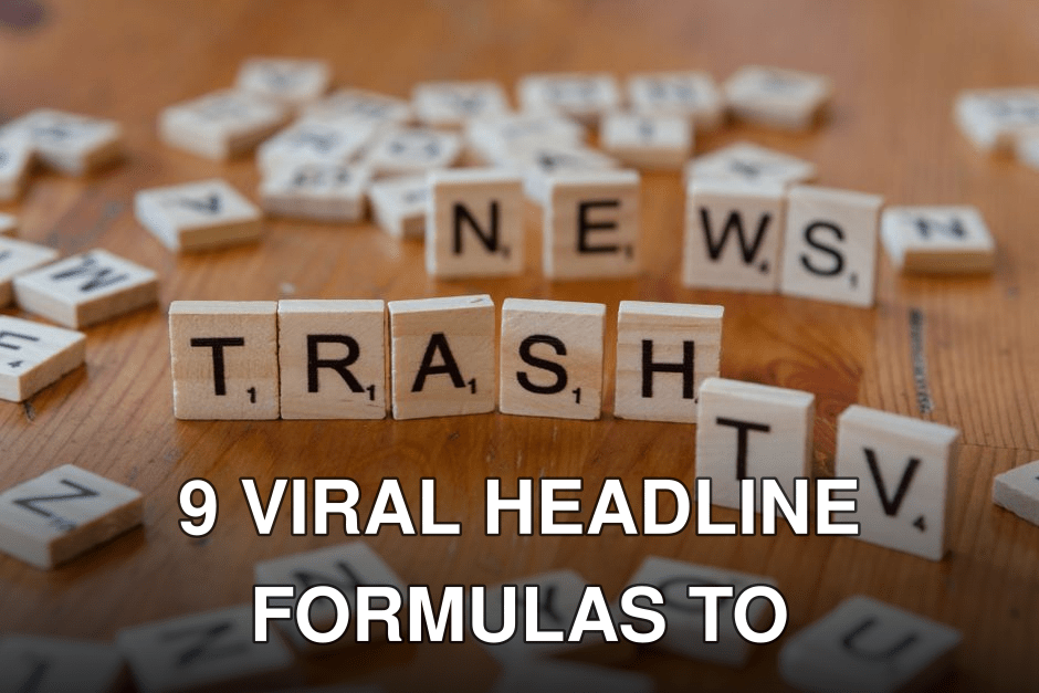 Close-up of wooden letter tiles spelling out Trash TV News on a table.