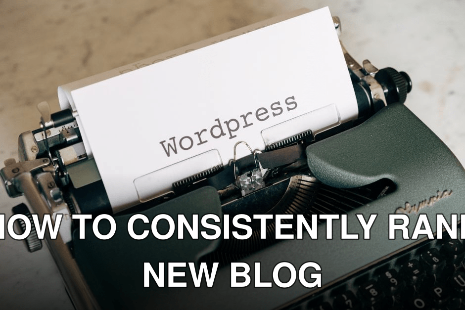 Close-up of a vintage typewriter with paper labeled Wordpress.