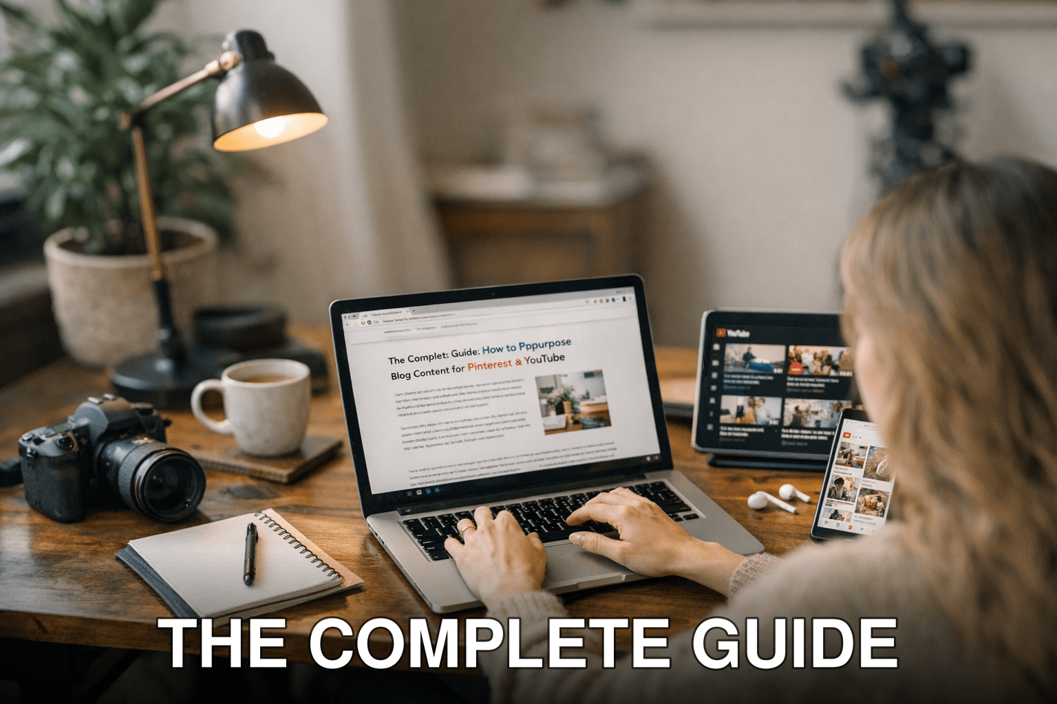 The Complete Guide: How to Repurpose Blog Content for Pinterest and YouTube Traffic - featured image