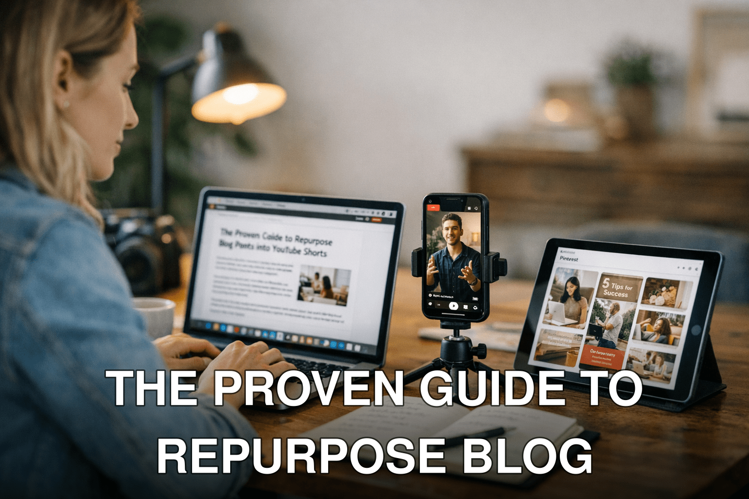 The Proven Guide to Repurpose Blog Posts into YouTube Shorts and Pinterest Carousels for Maximum Traffic - featured imag