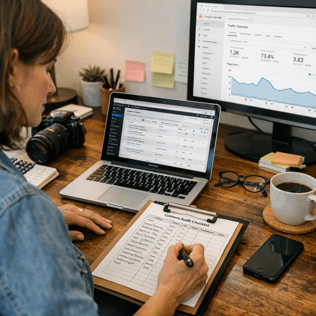 turning - Audit Your WordPress Blog Content