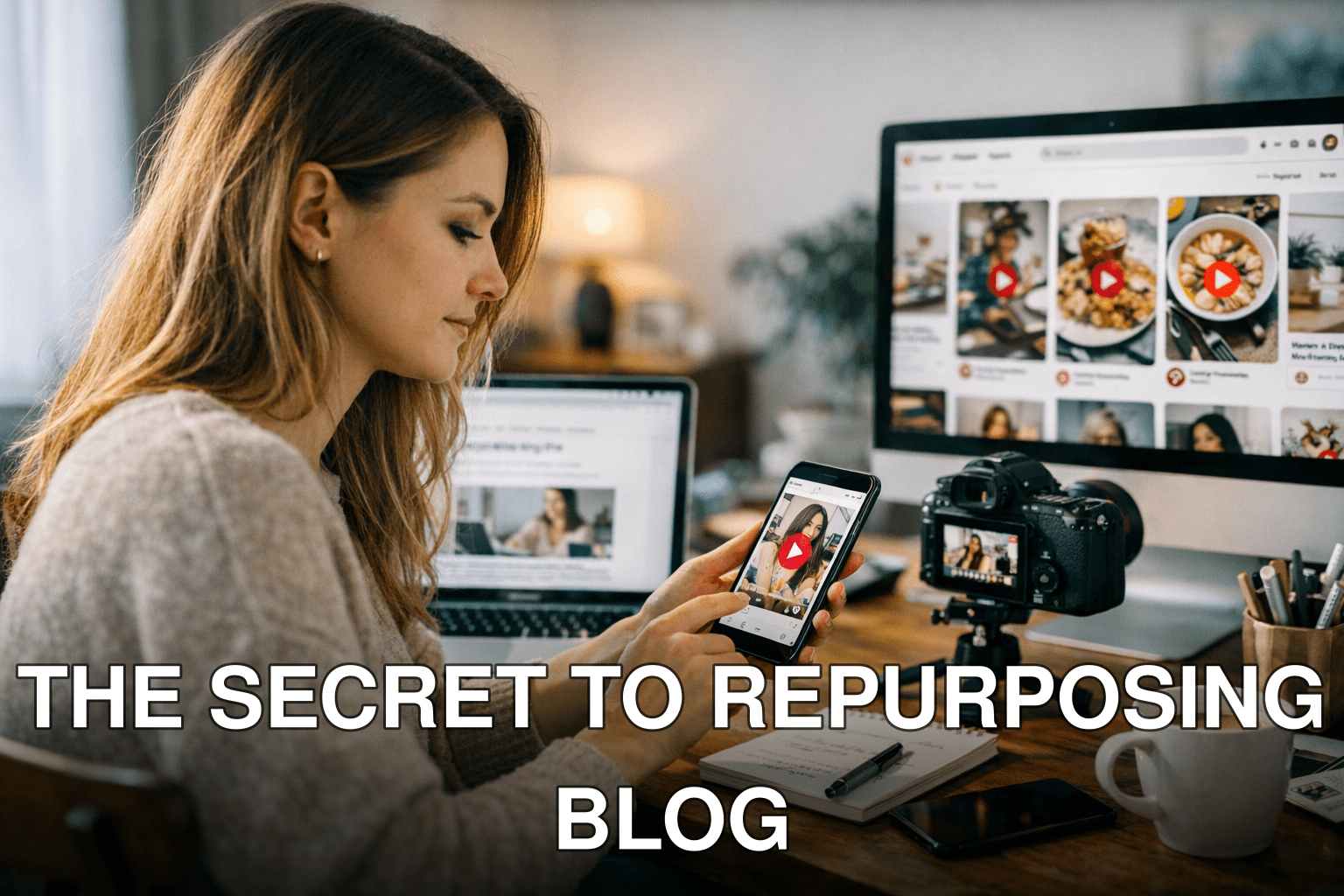The Secret to Repurposing Blog Content into Pinterest Video Pins for Massive Blog Traffic - featured image