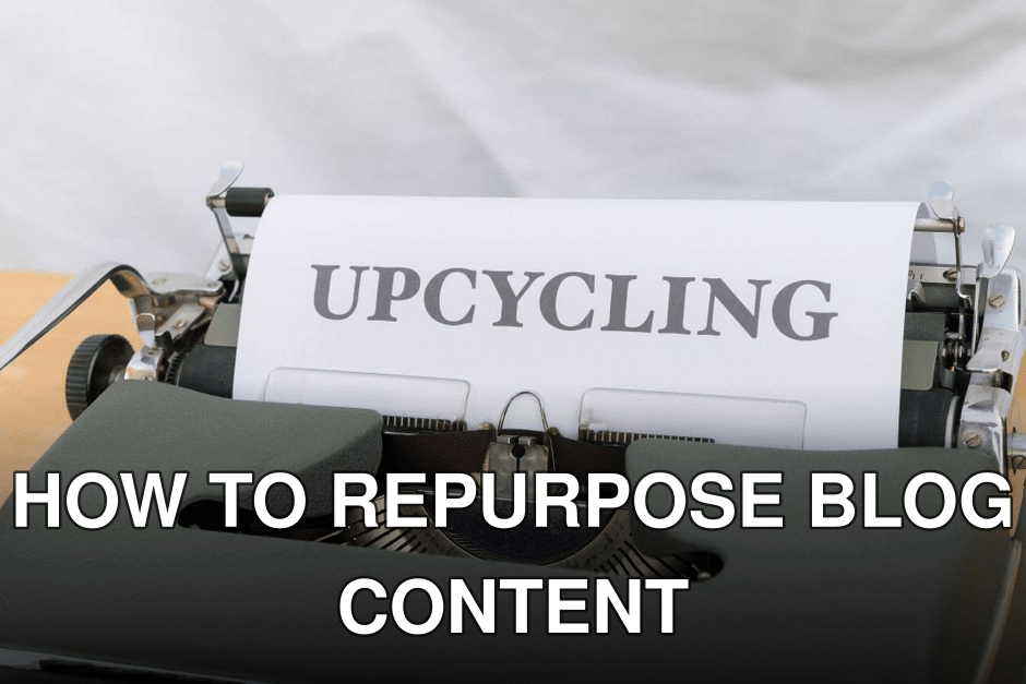 A close-up of a vintage typewriter displaying the word 'UPCYCLING' on its paper.